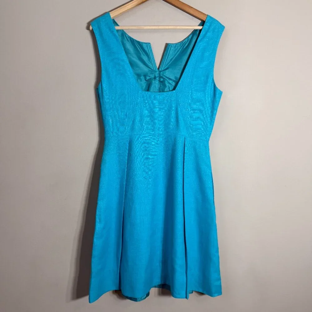 Turquoise/Cerulean Kate Spade Sleeveless Dress